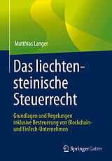 E-Book (pdf) Das liechtensteinische Steuerrecht von Matthias Langer