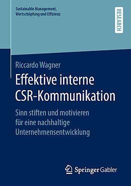 Kartonierter Einband Effektive interne CSR-Kommunikation von Riccardo Wagner