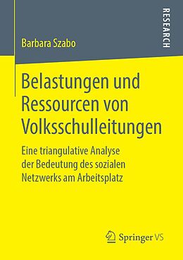 E-Book (pdf) Belastungen und Ressourcen von Volksschulleitungen von Barbara Szabo