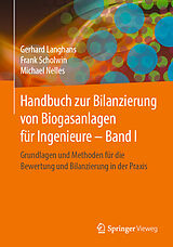 E-Book (pdf) Handbuch zur Bilanzierung von Biogasanlagen für Ingenieure  Band I von Gerhard Langhans, Frank Scholwin, Michael Nelles