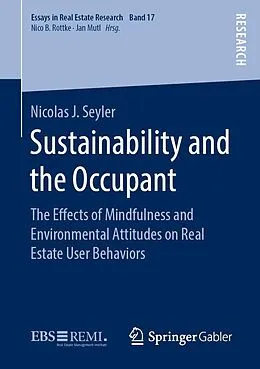 E-Book (pdf) Sustainability and the Occupant von Nicolas J. Seyler
