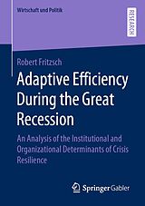 eBook (pdf) Adaptive Efficiency During the Great Recession de Robert Fritzsch