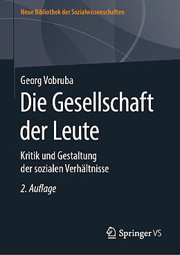 E-Book (pdf) Die Gesellschaft der Leute von Georg Vobruba