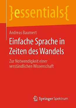 E-Book (pdf) Einfache Sprache in Zeiten des Wandels von Andreas Baumert