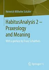 Kartonierter Einband HabitusAnalysis 2 von Heinrich Wilhelm Schäfer