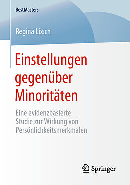 Kartonierter Einband Einstellungen gegenüber Minoritäten von Regina Lösch