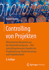 Kartonierter Einband Controlling von Projekten von Rudolf Fiedler