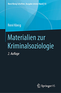 E-Book (pdf) Materialien zur Kriminalsoziologie von René König