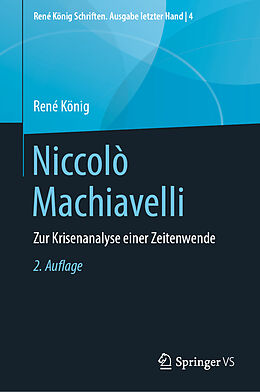 Fester Einband Niccolò Machiavelli von René König