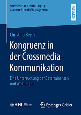 Kartonierter Einband Kongruenz in der Crossmedia-Kommunikation von Christina Beyer