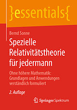 E-Book (pdf) Spezielle Relativitätstheorie für jedermann von Bernd Sonne