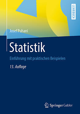 Kartonierter Einband Statistik von Josef Puhani