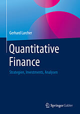 Fester Einband Quantitative Finance von Gerhard Larcher