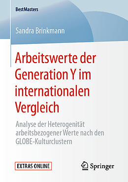 Kartonierter Einband Arbeitswerte der Generation Y im internationalen Vergleich von Sandra Brinkmann