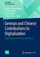 Couverture cartonnée German and Chinese Contributions to Digitalization de 