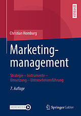 Fester Einband Marketingmanagement von Christian Homburg