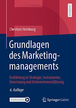 E-Book (pdf) Grundlagen des Marketingmanagements von Christian Homburg