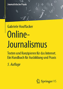 Kartonierter Einband Online-Journalismus von Gabriele Hooffacker
