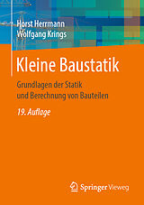 Kartonierter Einband Kleine Baustatik von Horst Herrmann, Wolfgang Krings