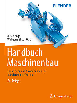 Fester Einband Handbuch Maschinenbau von 