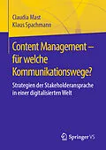 E-Book (pdf) Content Management  für welche Kommunikationswege? von Claudia Mast, Klaus Spachmann
