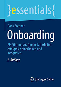 Kartonierter Einband Onboarding von Doris Brenner
