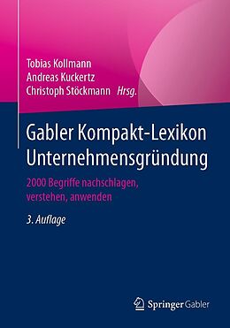 E-Book (pdf) Gabler Kompakt-Lexikon Unternehmensgründung von 