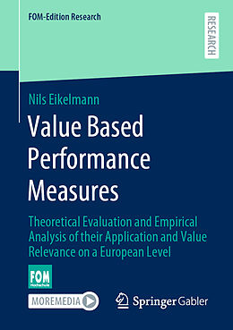 Couverture cartonnée Value Based Performance Measures de Nils Eikelmann