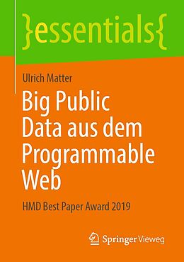 E-Book (pdf) Big Public Data aus dem Programmable Web von Ulrich Matter