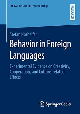 E-Book (pdf) Behavior in Foreign Languages von Stefan Nothelfer