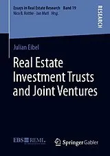 E-Book (pdf) Real Estate Investment Trusts and Joint Ventures von Julian Eibel