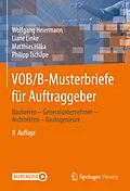 E-Book (pdf) VOB/B-Musterbriefe für Auftraggeber von Wolfgang Heiermann, Liane Linke, Matthias Hilka