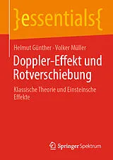 E-Book (pdf) Doppler-Effekt und Rotverschiebung von Helmut Günther, Volker Müller