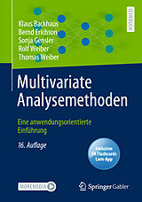 Set mit div. Artikeln (Set) Multivariate Analysemethoden von Klaus Backhaus, Bernd Erichson, Sonja Gensler