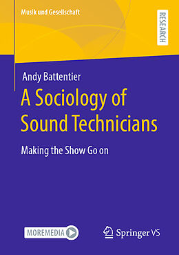 Couverture cartonnée A Sociology of Sound Technicians de Andy Battentier