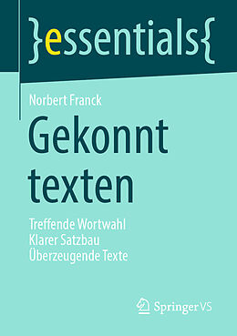 Couverture cartonnée Gekonnt texten de Norbert Franck