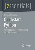 E-Book (pdf) Quickstart Python von Christoph Schäfer