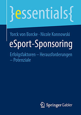 Kartonierter Einband eSport-Sponsoring von Yorck von Borcke, Nicole Konnowski