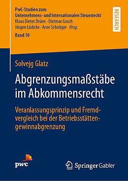 E-Book (pdf) Abgrenzungsmaßstäbe im Abkommensrecht von Solvejg Glatz