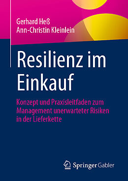 Kartonierter Einband Resilienz im Einkauf von Gerhard Heß, Ann-Christin Kleinlein