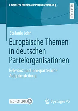 E-Book (pdf) Europäische Themen in deutschen Parteiorganisationen von Stefanie John