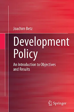 E-Book (pdf) Development Policy von Joachim Betz