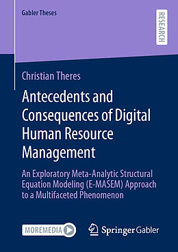 Couverture cartonnée Antecedents and Consequences of Digital Human Resource Management de Christian Theres