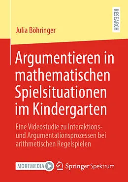 E-Book (pdf) Argumentieren in mathematischen Spielsituationen im Kindergarten von Julia Böhringer