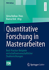 E-Book (pdf) Quantitative Forschung in Masterarbeiten von 