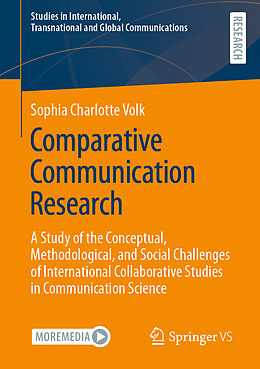 Couverture cartonnée Comparative Communication Research de Sophia Charlotte Volk