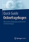 E-Book (pdf) Quick Guide Onlinefragebogen von Ulrich Föhl, Christine Friedrich