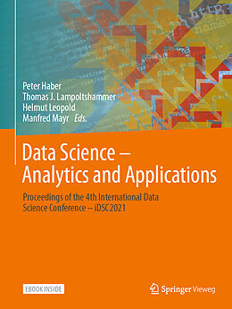 eBook (pdf) Data Science - Analytics and Applications de 