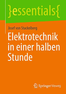 E-Book (pdf) Elektrotechnik in einer halben Stunde von Josef von Stackelberg