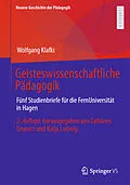E-Book (pdf) Geisteswissenschaftliche Pädagogik von Wolfgang Klafki